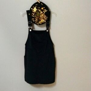 Women's adjustable Soft Corduroy Jumper Dress Sz medium